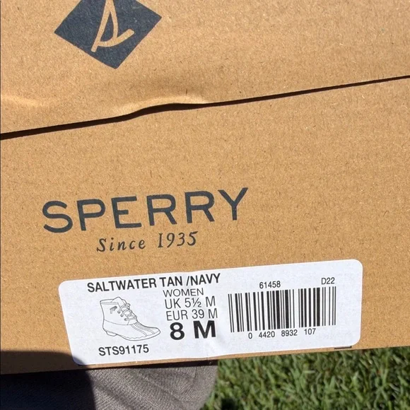 NWT Sperry Saltwater Duck Boots Leather - Picture 10 of 10